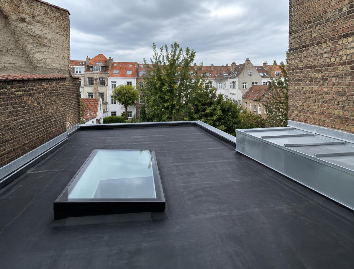 Toiture plate à Ixelles